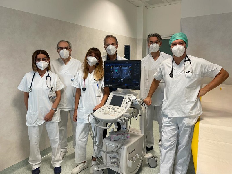 Nella foto il team ambulatorio epatologia dell'ospedale di Empoli.