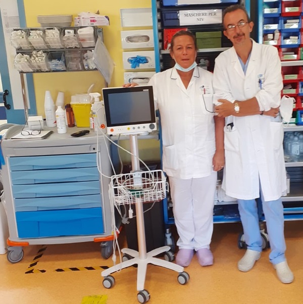 Il direttore del Pronto Soccorso Leonardo Delli e la coordinatrice Lucia Braschi Il direttore del Pronto Soccorso Leonardo Delli e la coordinatrice Lucia Braschi