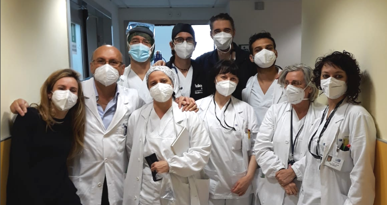 Nella foto l'équipe della nefrologia