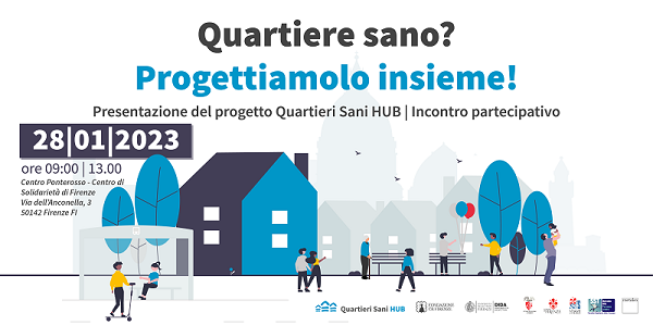 Locandina iniziativa Quartiere sano progettiamolo insieme