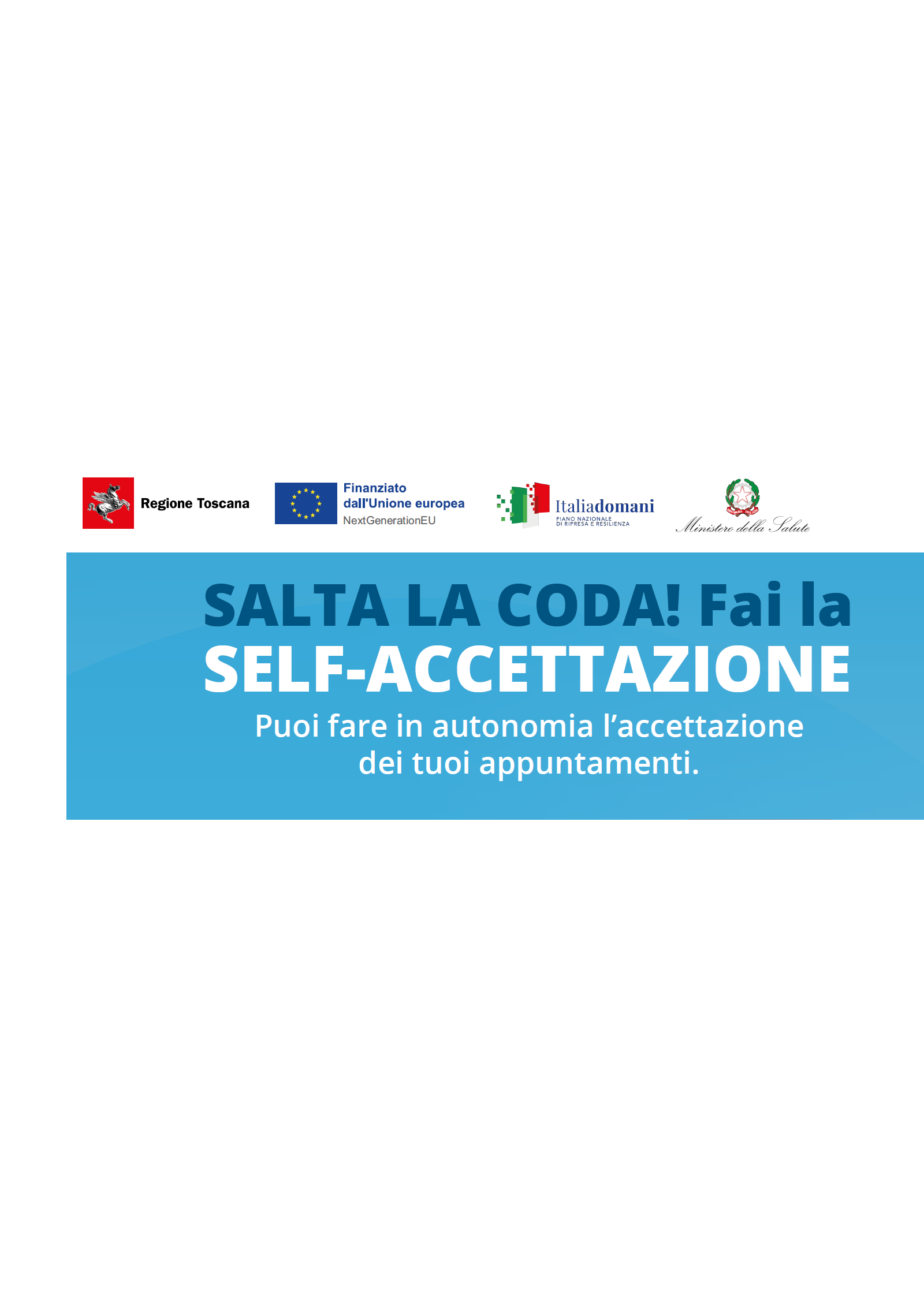  la locandina della self accettazione