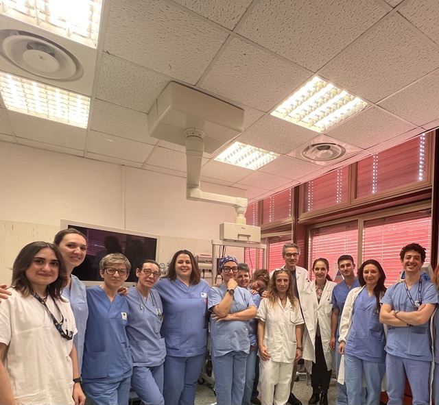 In foto il dott. Tarantino con i professionisti