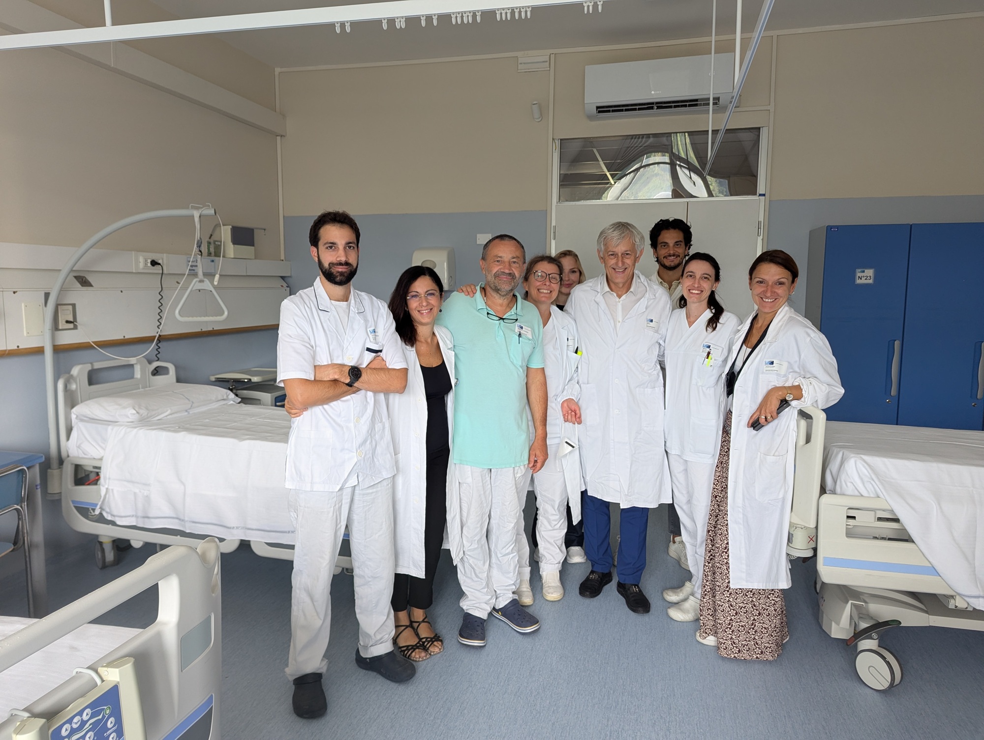  il personale con la direzione sanitaria e gli ambienti ristrutturati
