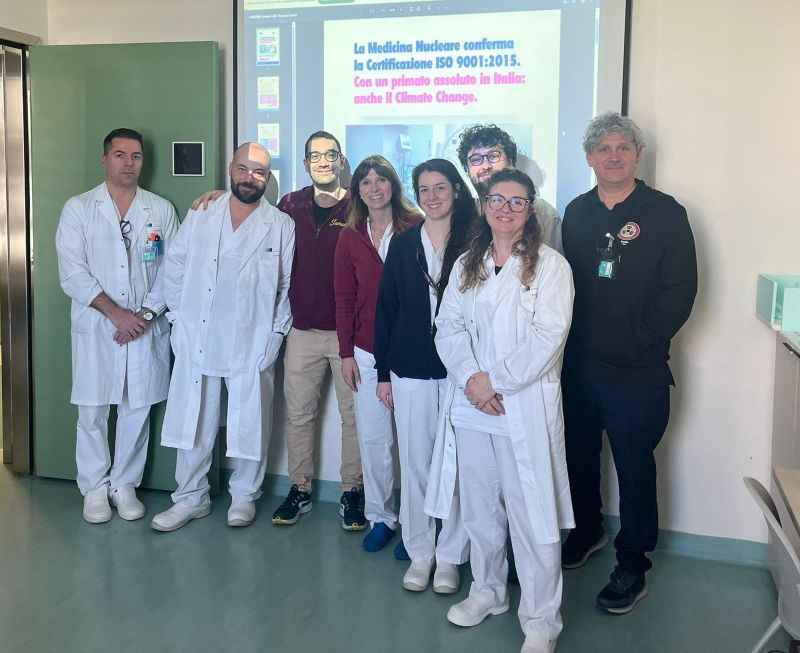 l'equipe di Medicina Nucleare dell'ospedale di Prato