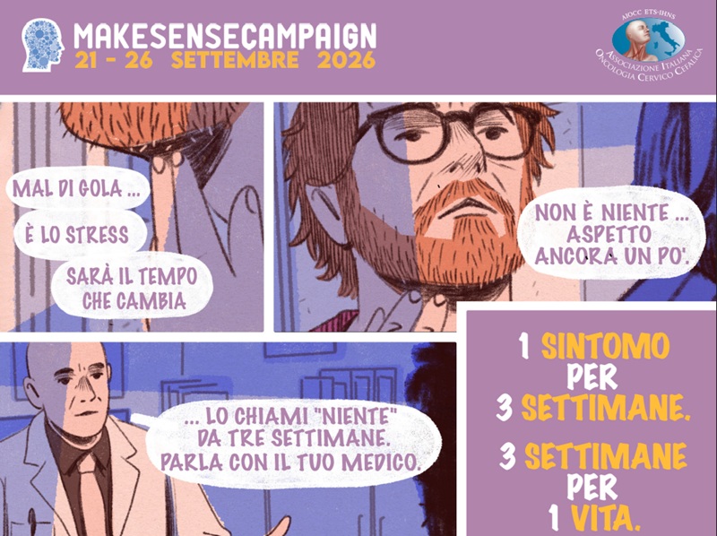 Il flyer della campagna di sensibilizzazione