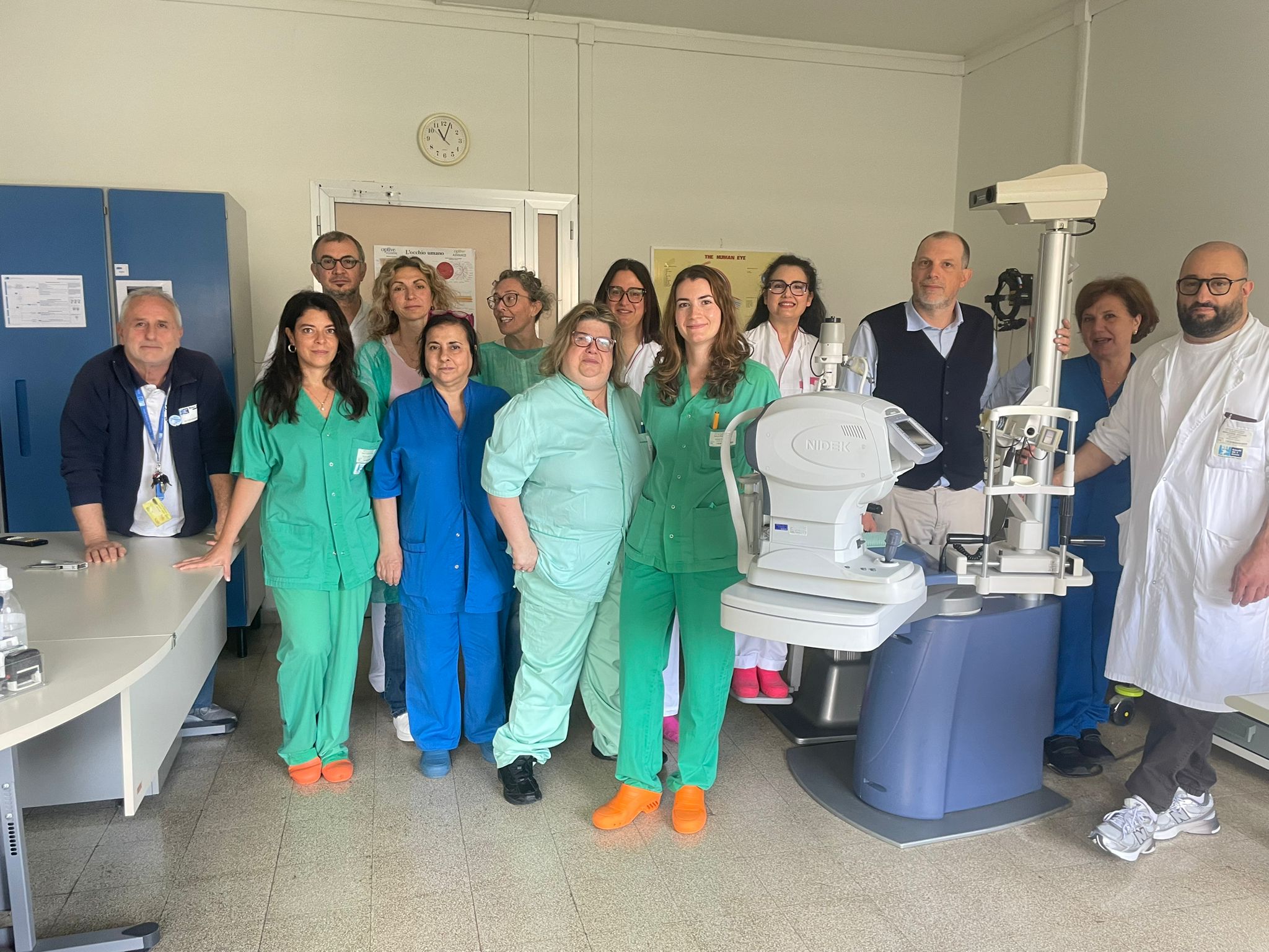 Foto dell’equipe di Oculistica