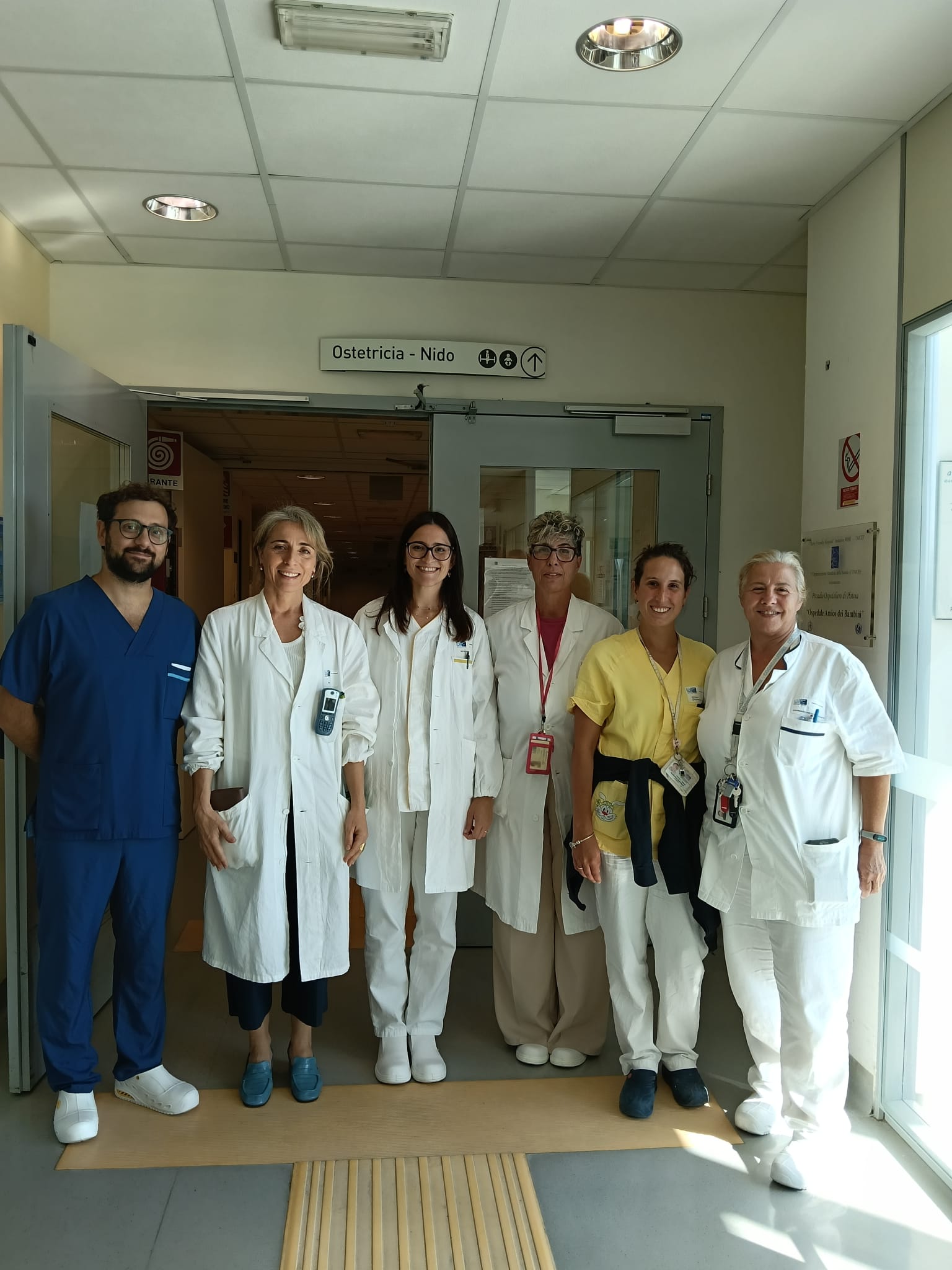 una fotografia del gruppo dei professionisti