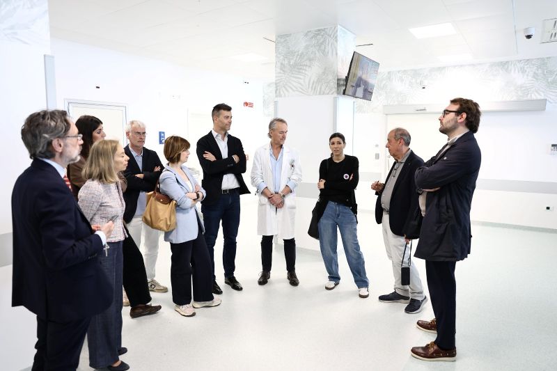 foto visita dell'assessora regionale alla Sanità Monia Monni all'ospedale di Empoli