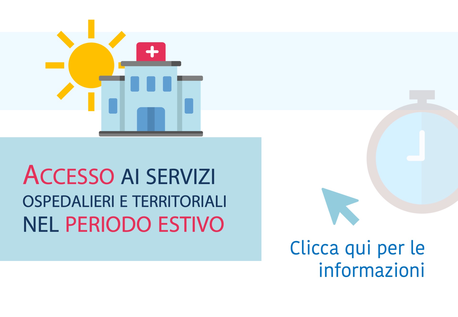 Orari e servizi estivi