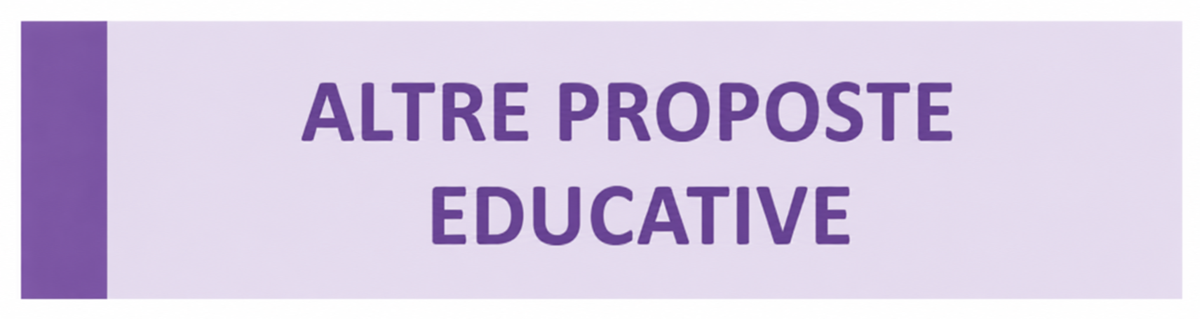 Altre proposte educative